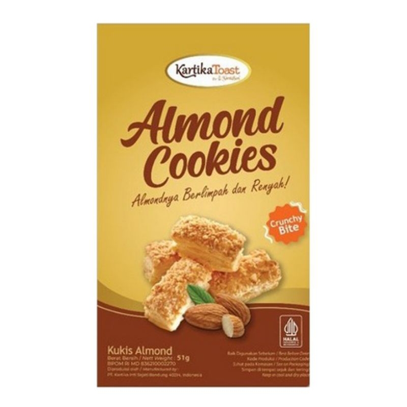 

Kartika Toast Almond Cookies 43 g