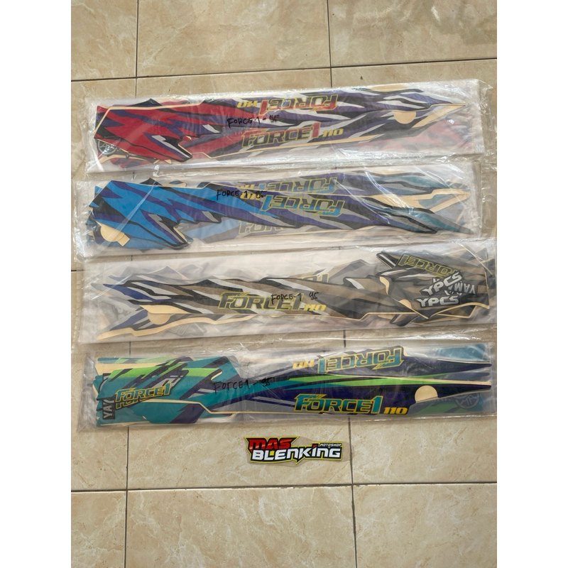 lis/Stripping/stiker Yamaha force1 tahun 1995 forcel