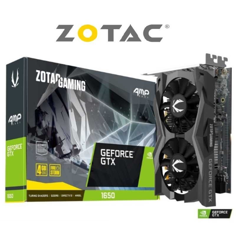 ZOTAC GAMING GeForce GTX 1650 AMP Core GDDR6 | VGA GTX1650 4GB GDDR6