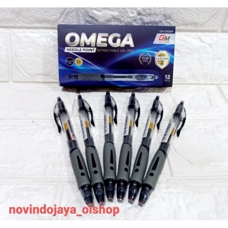

PULPEN GEL OMEGA /PEN CETEK GM 510NP 0.5 HITAM TERLARIS