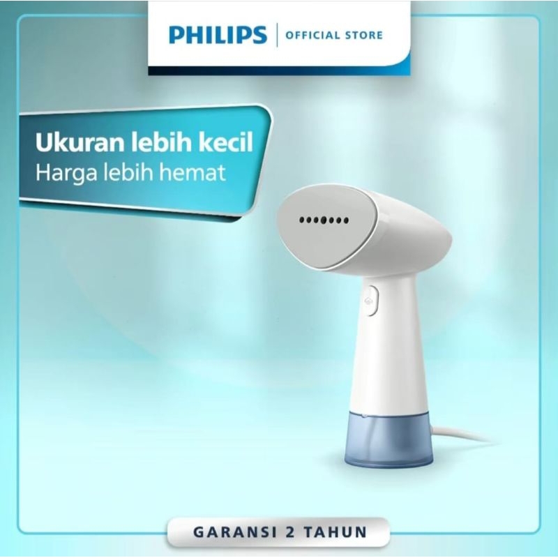 Setrika Uap Philips STH1000|10 Handheld Steamer - Membunuh Bakteri Hingga 99.9%