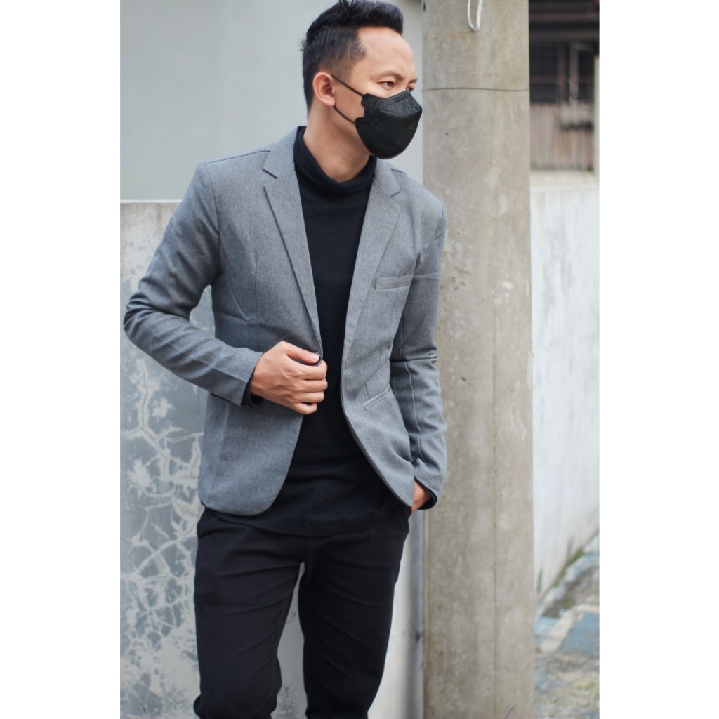 Blazer Pria Premium Kancing 2 / Blazer Pria jumbo XXL / Jas pria dewasa 2022 / Jazz Pria Keren 2022 