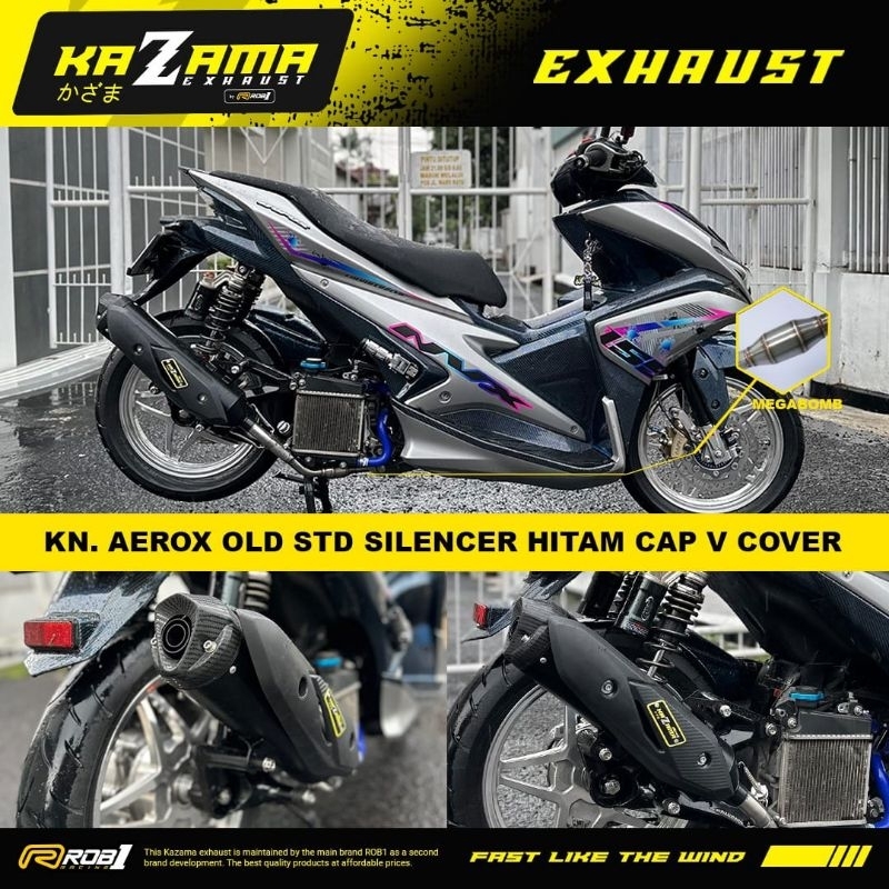 Knalpot Kazama Aerox New Old By Rob1 Original