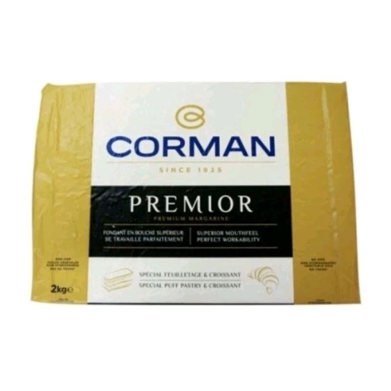 Corman premior sheet 2kg premium margarine croissant