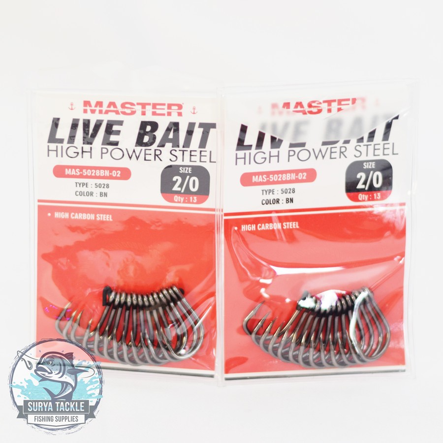 Master Korea Live Bait Sz. 2/0 Qty 13pcs / HOOK PANCING