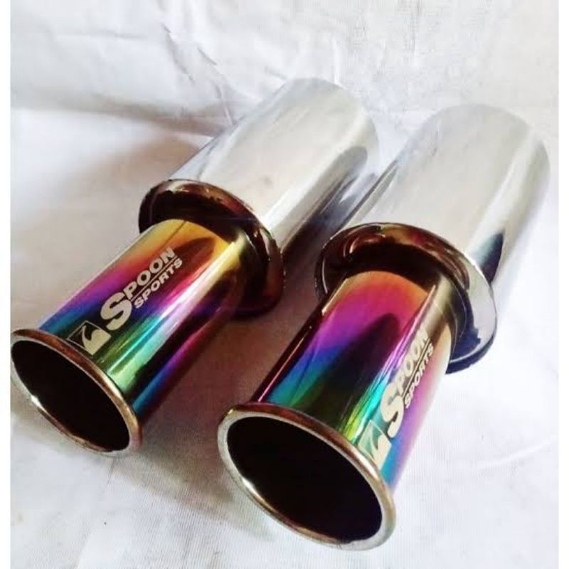 KNALPOT MOBIL SPOON SPORT RAINBOW