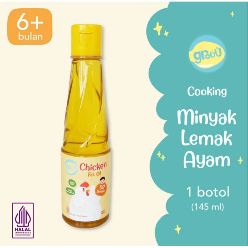 

Grouu Baby Food Fat Oil / Cooking Oil buat Mpasi