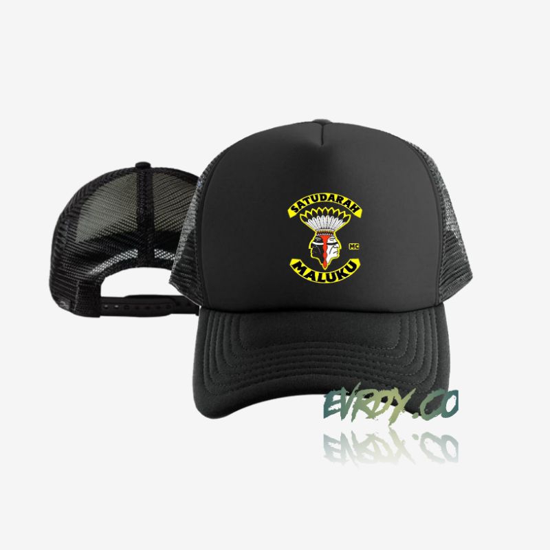 Topi Trucker Premium Satudara Maluku | Topi Jaring Outdoor | Topi Casual Dewasa
