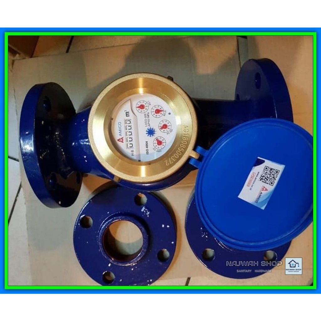 Meteran Air Water Meter 2" inch Amico Flow Meter Air Pengukur Jumlah Air PDAM Murah Berkualitas