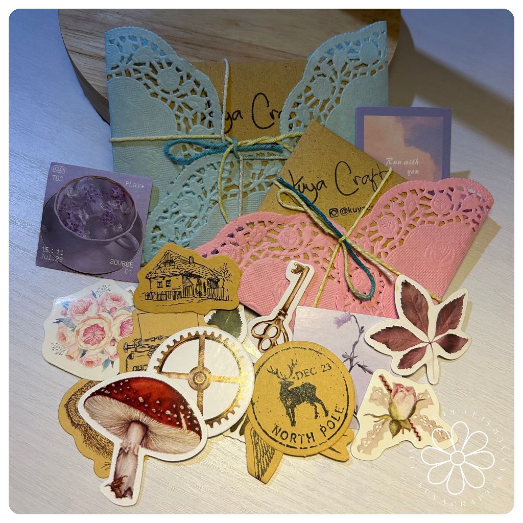 

Sticker deco vintage random isi 5/10 pcs