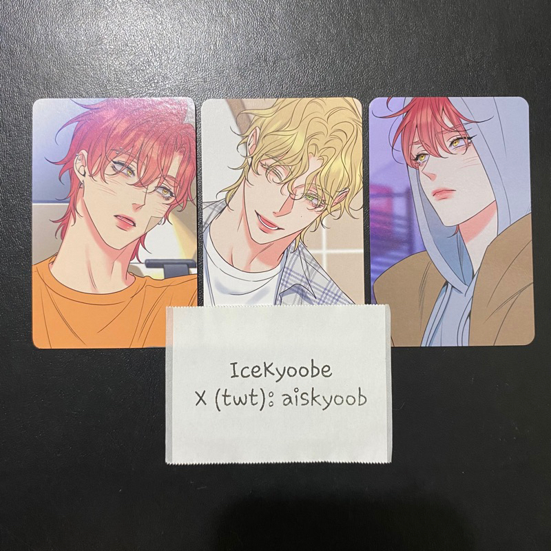 [Baca Deskripsi] RPC Honey Trouble Official Photocard Lezhin Merch Manhwa PC BL Manwha