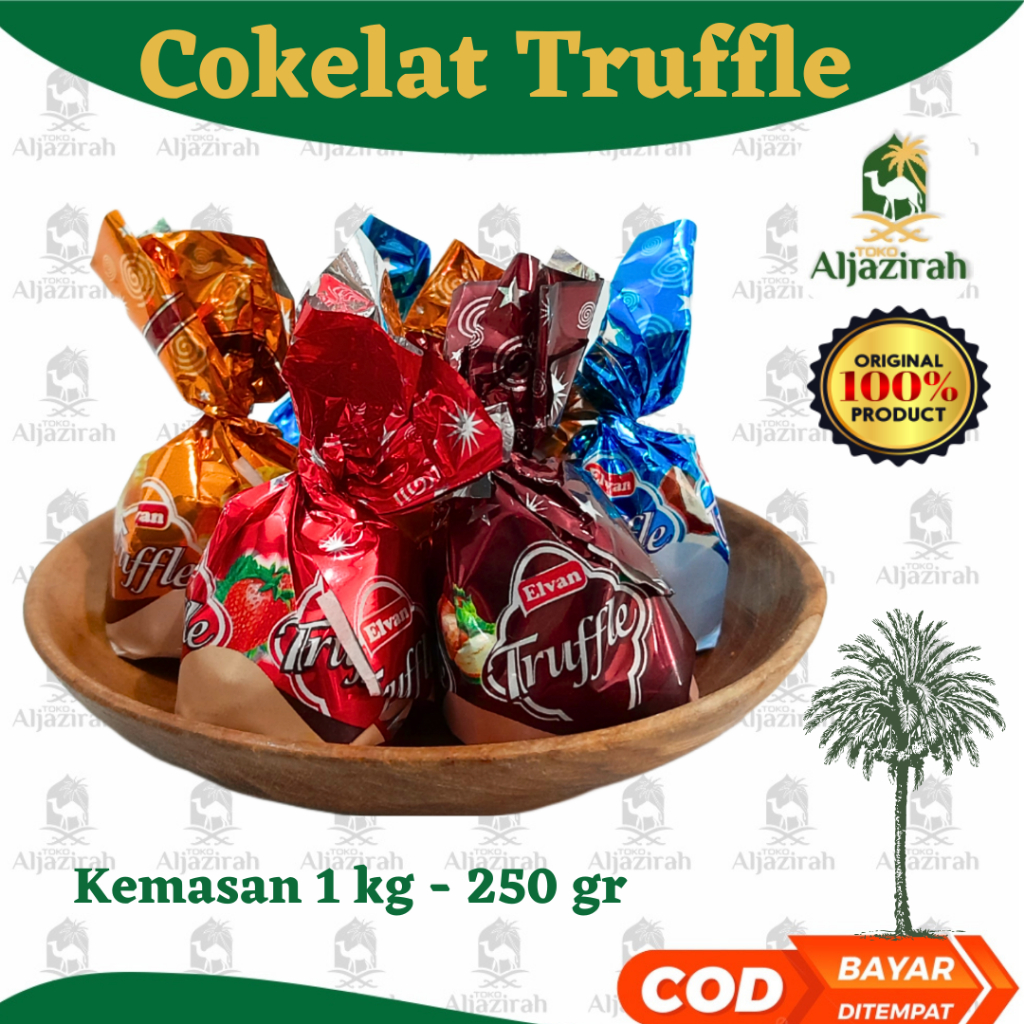 

Cokelat Elvan TRUFFLE | Coklat Arab Turki Turkey | Coklat Susu Truffle Oleh Oleh Haji dan Umroh