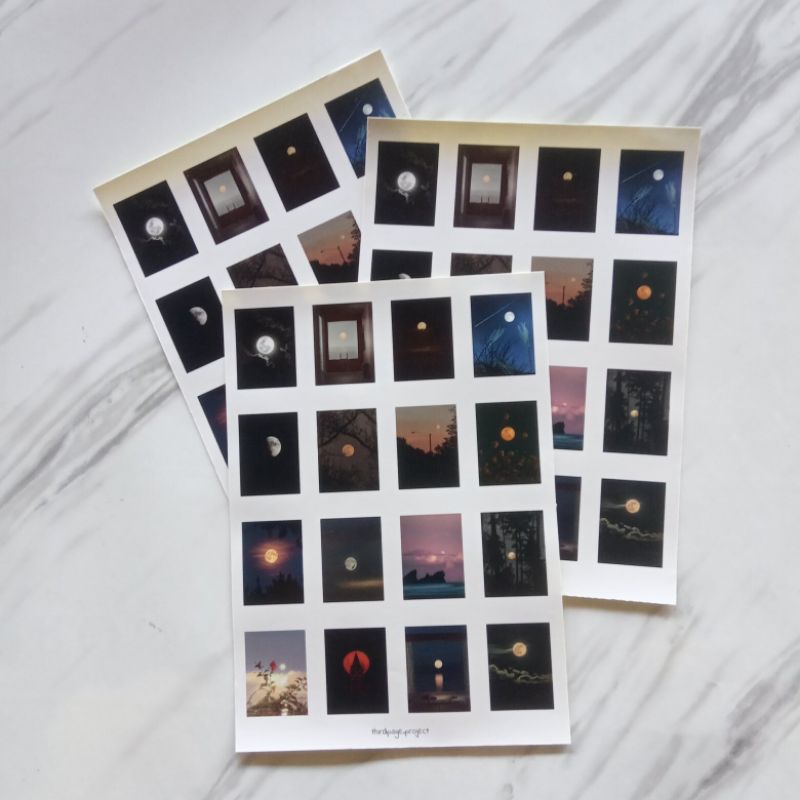 

Stiker Aesthetic Mood Kolase The Moon A6 untuk jurnaling
