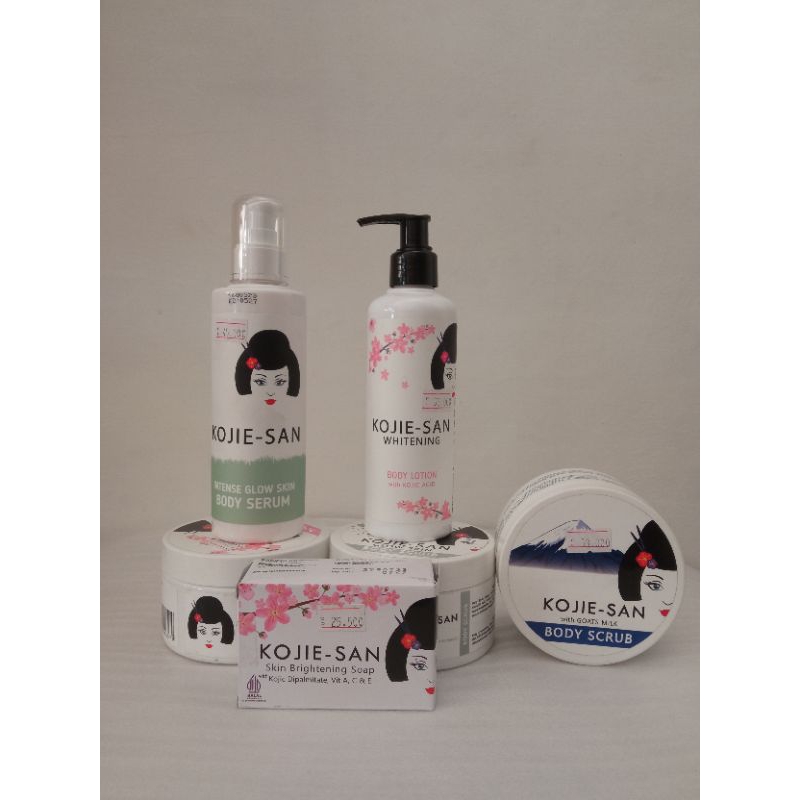 KOJIE SAN LULUR/ SABUN MANDI/BODY LOTION /BODY SERUM