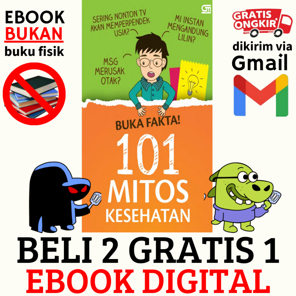 

(327)Buka Fakta 101 Mitos Kesehatan (Nutrifood Research Center)