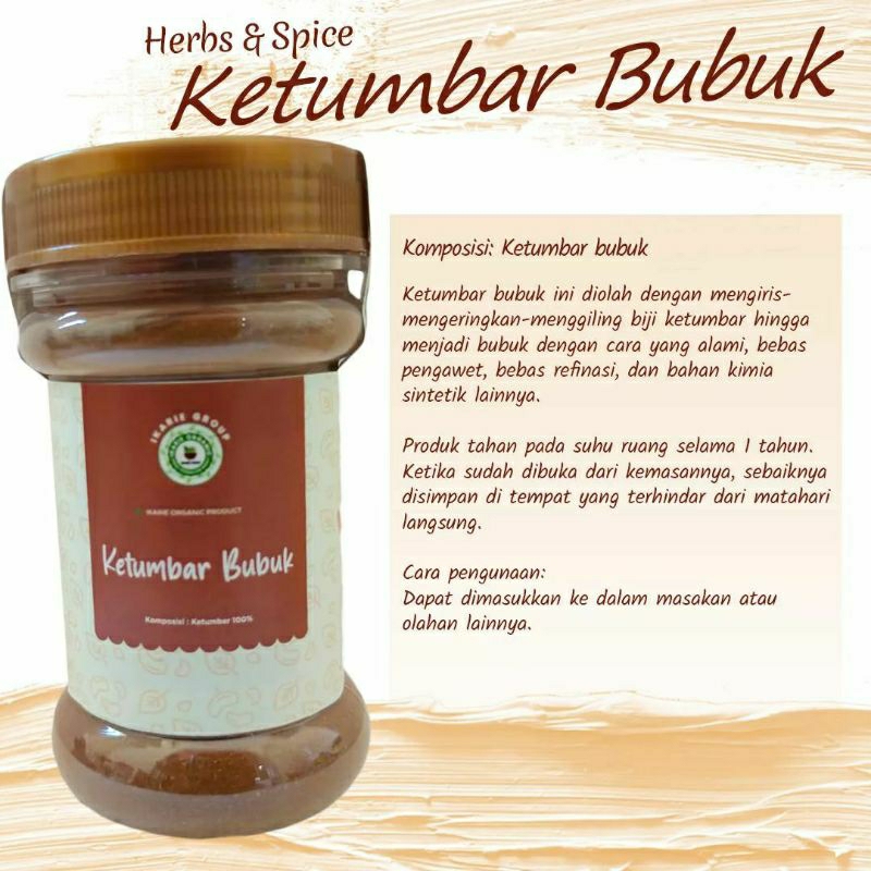 

ketumbar bubuk ikarie organic ketumbar herbs rempah