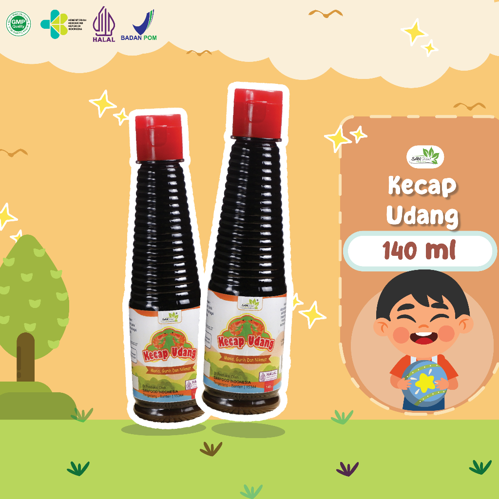 

Kecap Udang Sanfood 140ml Non MSG Non Pengawet Kecap Udang Asli