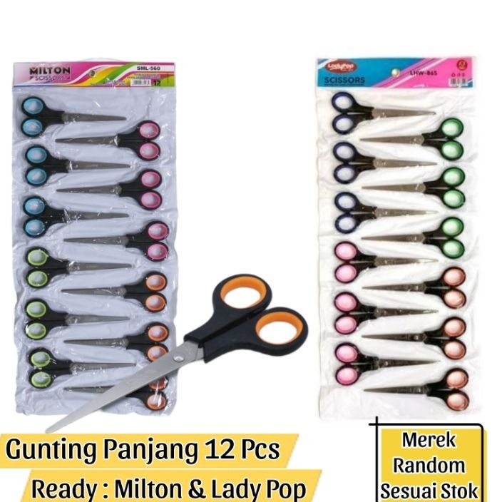 

STAR 12 PCS GUNTING MURAH PANJANG STAINLESS STEEL GROSIR