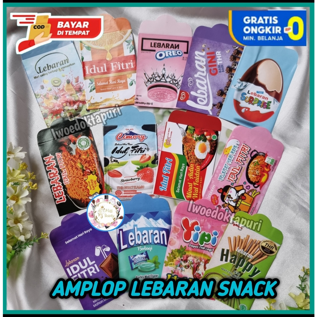 

Amplop Lebaran Snack THR Viral Idul Fitri Angpao Lucu Ampao Marketplace Kekinian Terbaru Terlaris Murah 2023 Ukuran Medium Premium Quality Gemoy Kartun Viral