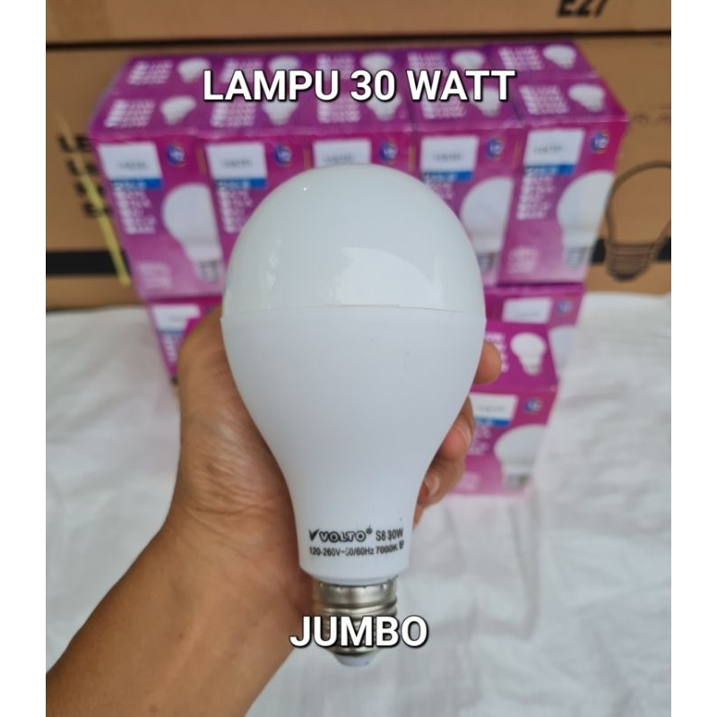 Lampu Led 30 Watt Jumbo Bohlam Super Terang IS