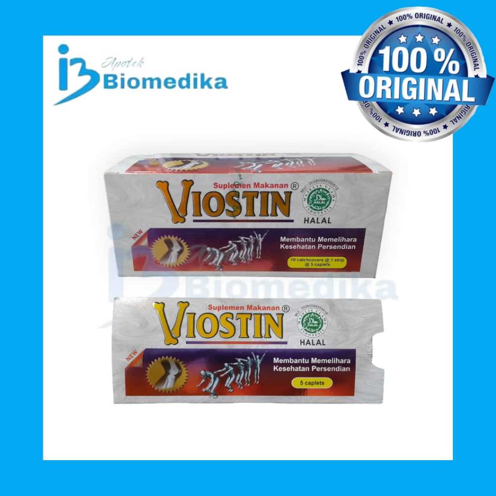 Viostin DS 1 Dus @ 5 Strip @ 6 Tablet | Vitamin Sendi & Tulang
