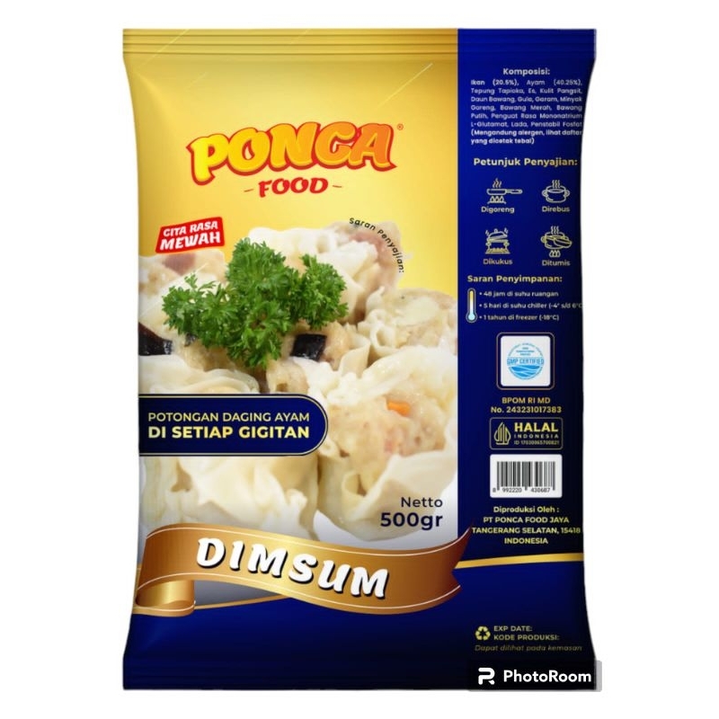 

Dimsum Ponca isi 20 pcs (pondok cabe)500gr jumbo besar2 isi 20 pcs