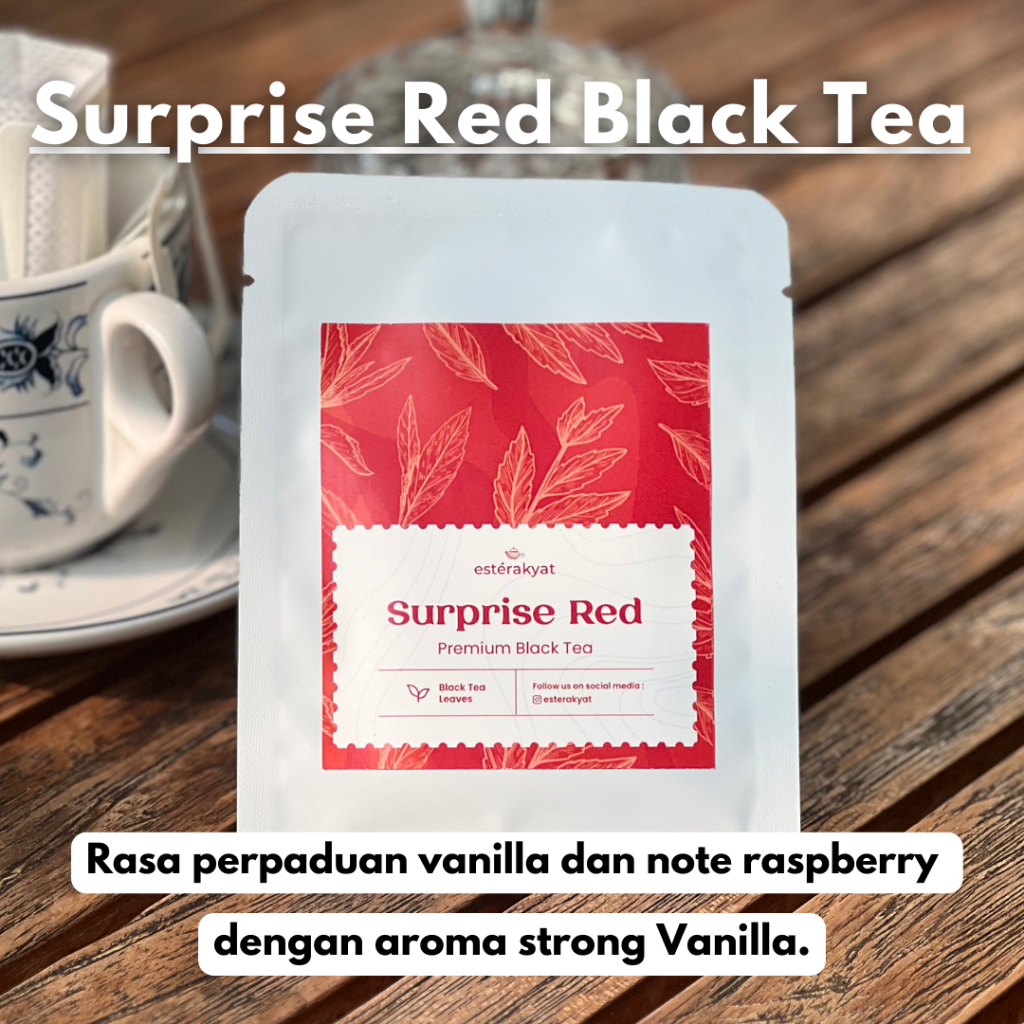 

Esterakyat | Surprise Red Tea - Teh Hitam Single Origin Jawa Timur