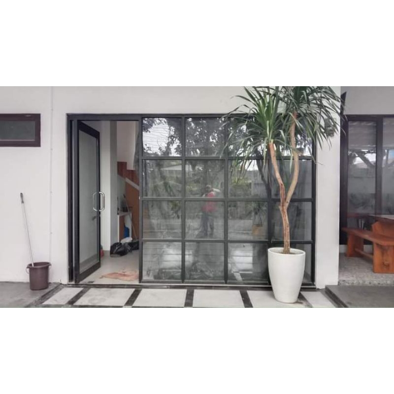 kusen pintu jendela kaca almunium