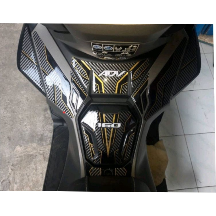 STIKER ADV 160 2022 - 2024 TIMBUL PELINDUNG TENGKI DEKPED DACKPAD HONDA NEW ADV 160 STIKER RESIN TIM