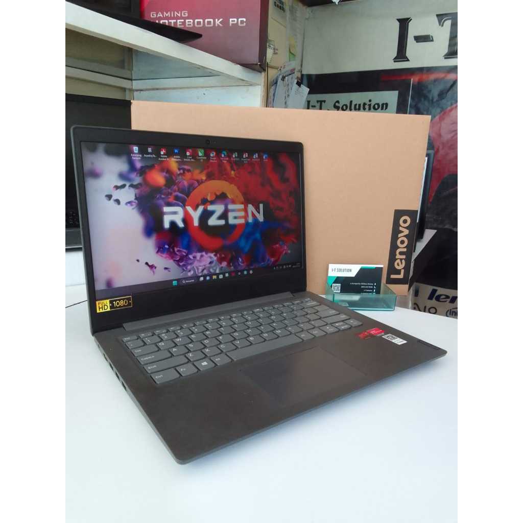 Laptop Lenovo Ideapad Slim V-14 SSD Ram-8 Siap Game & Desain