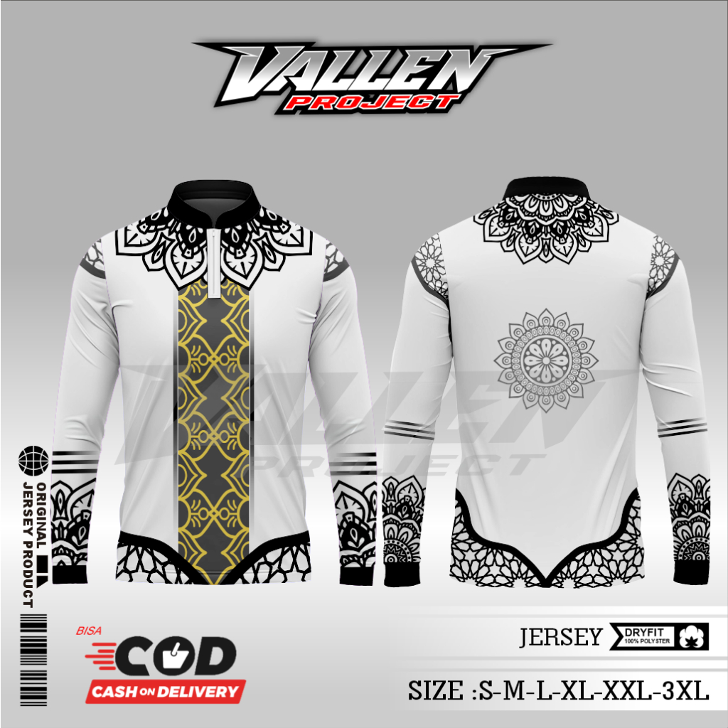 BAJU KEMEJA KOKO PRIA DEWASA DAN ANAK / MOTIF PUTIH HITAM GOLD EMAS TANGAN PANJANG DAN PENDEK / JERS
