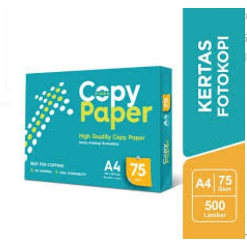 

Kertas Fotocopy dan Print/A4 Copy Paper/75gram/500Lembar/1Rim