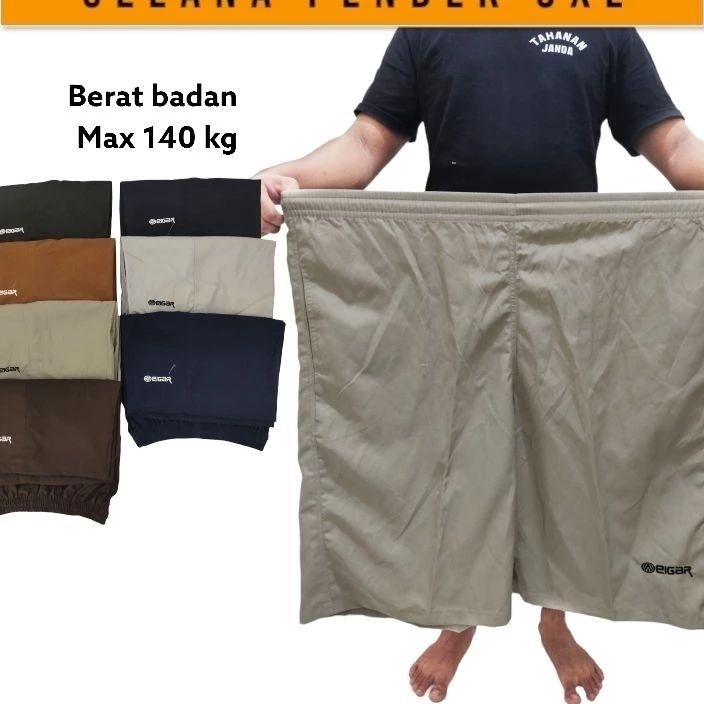 READY STOK Celana Pendek Kolor Boxer Hawai Pria Wanita Unisex Super Jumbo Tidur Santai Harian Bahan 