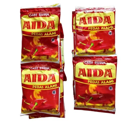 

Aida cabe cabai bubuk 25 gr isi 10 pcs (1 renceng)