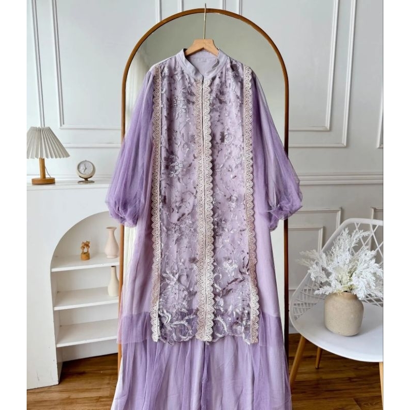 DRESS LEBARAN/TILLE SAPTO DRES BRIAN/Gamis Lebaran/Baju Muslim