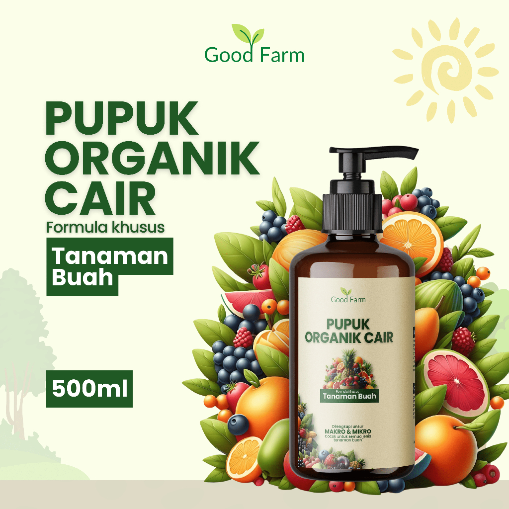 GoodFarm - Pupuk Organik Cair 500ml Untuk Tanaman Buah