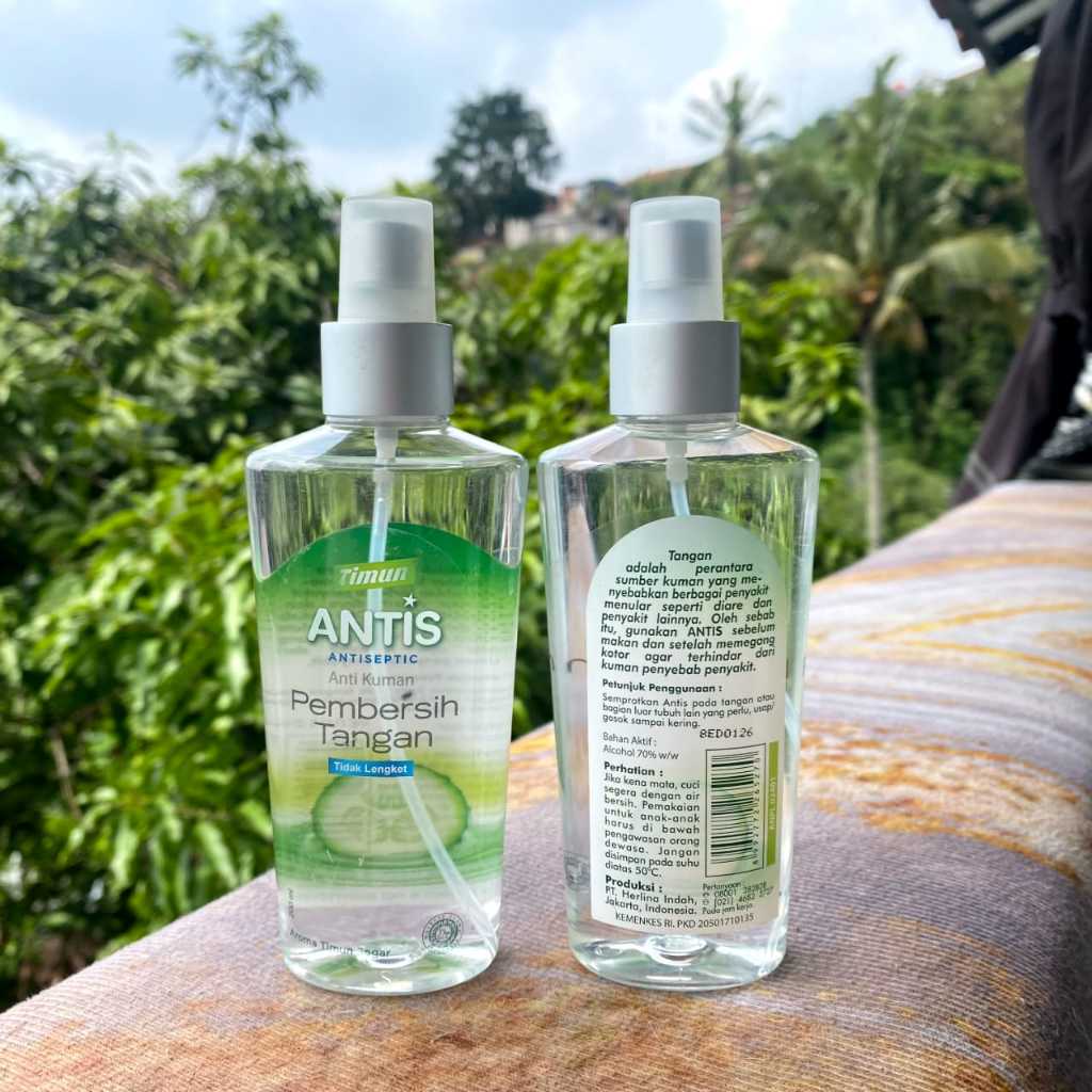 Hand sanitizer ANTIS spray 200 ml aroma timun - kesehatan - pembersih tangan