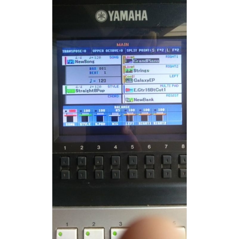 Layar Lcd screen keyboard yamaha psr 3000 psr s900 psr s910 garansi 3 bulan tukar baru