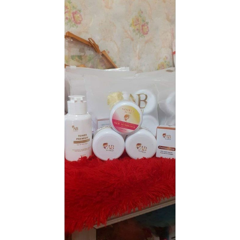 Paket basic+Sanblok Cream glow up by Ab