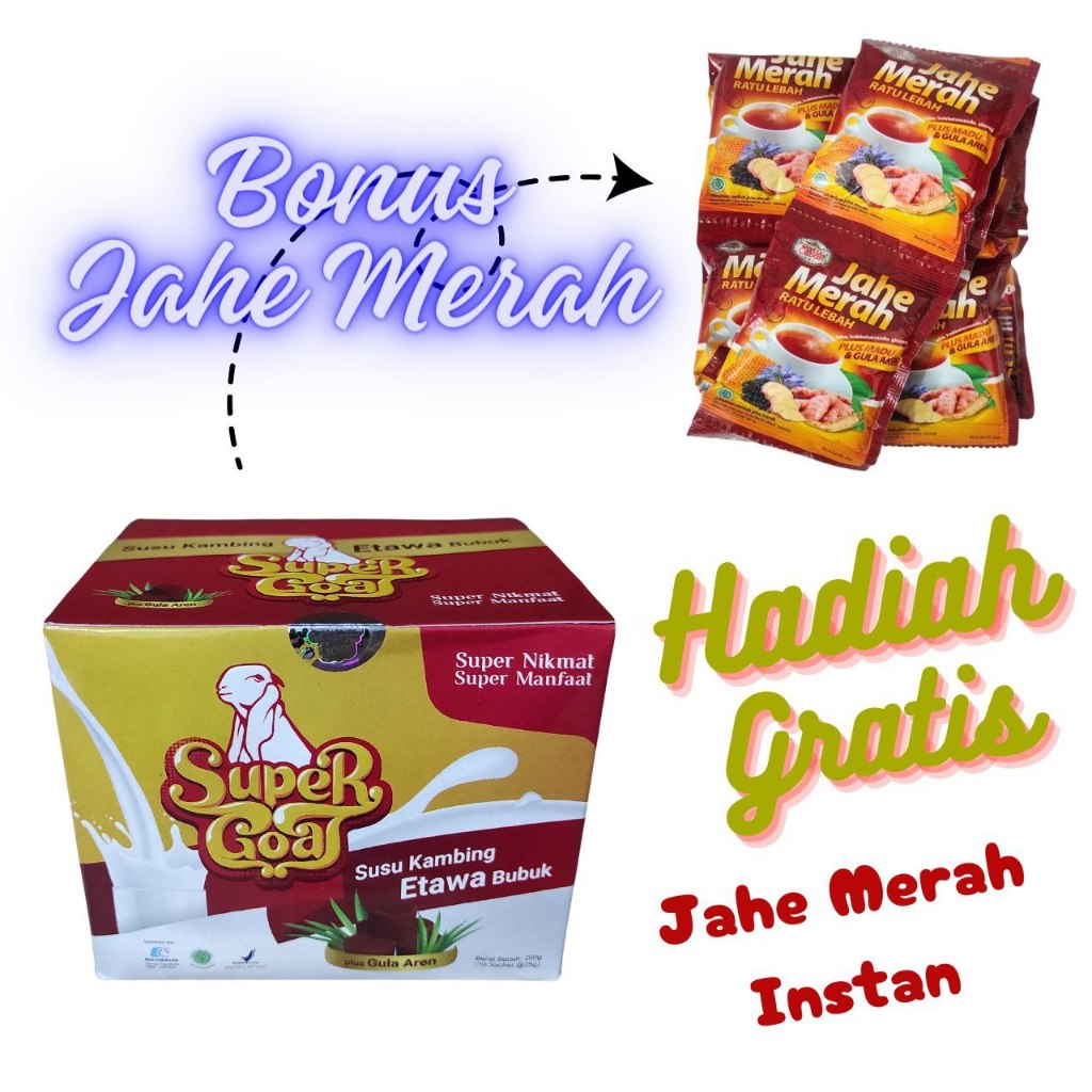 

Super Goat Susu Kambing Etawa Bubuk Plus Gula Aren Isi 10 Sachet Sehat Nikmat Dan Bermanfaat