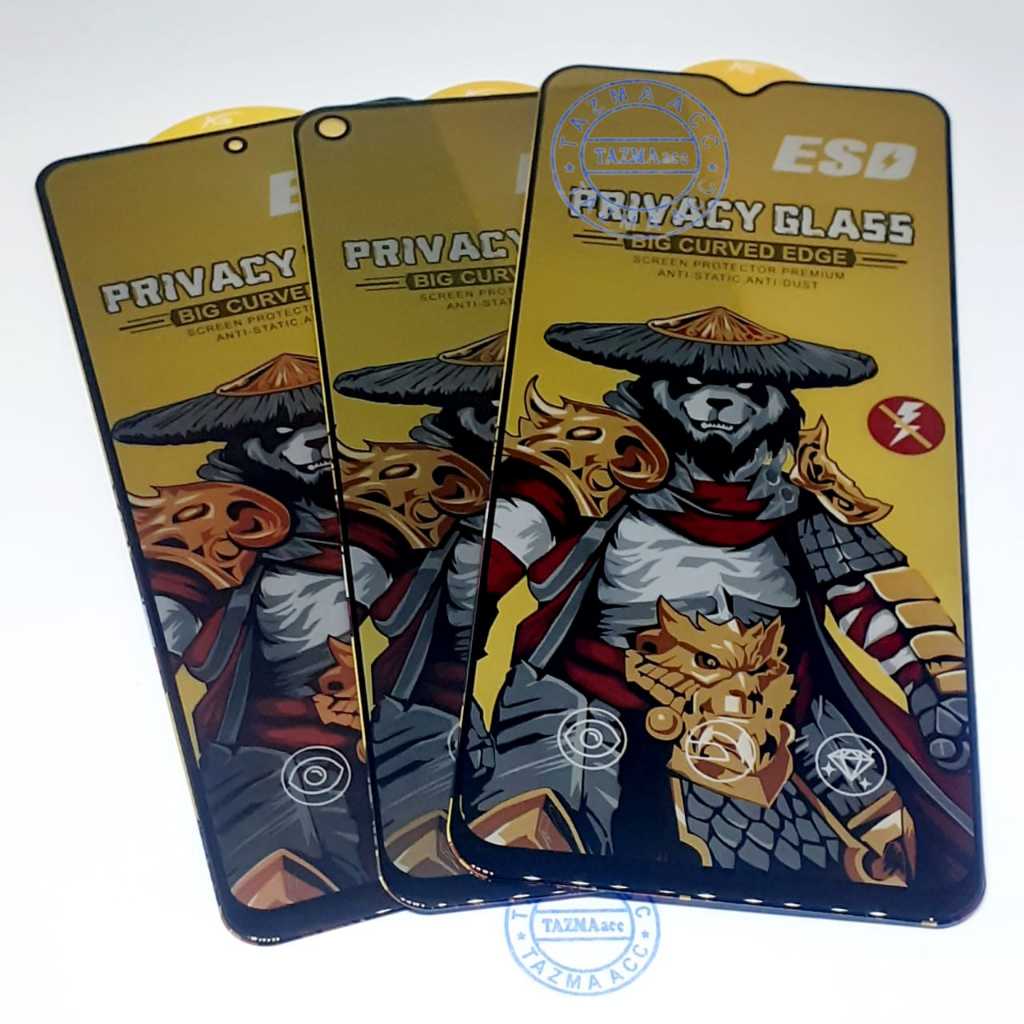 Samsung A52 Tempered Glass Spy Anti Static Privacy Glass ESD Panda SAMSUNG A52