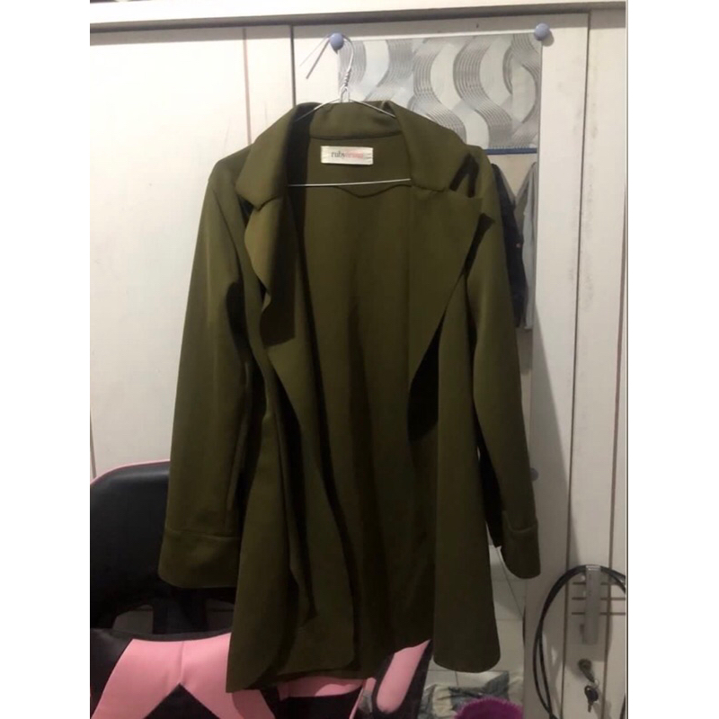 blazer army rubylicious preloved