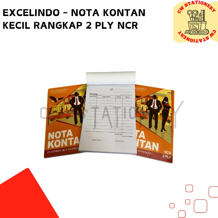 

Excelindo - Nota Kontan Kecil Rangkap 2 ply NCR