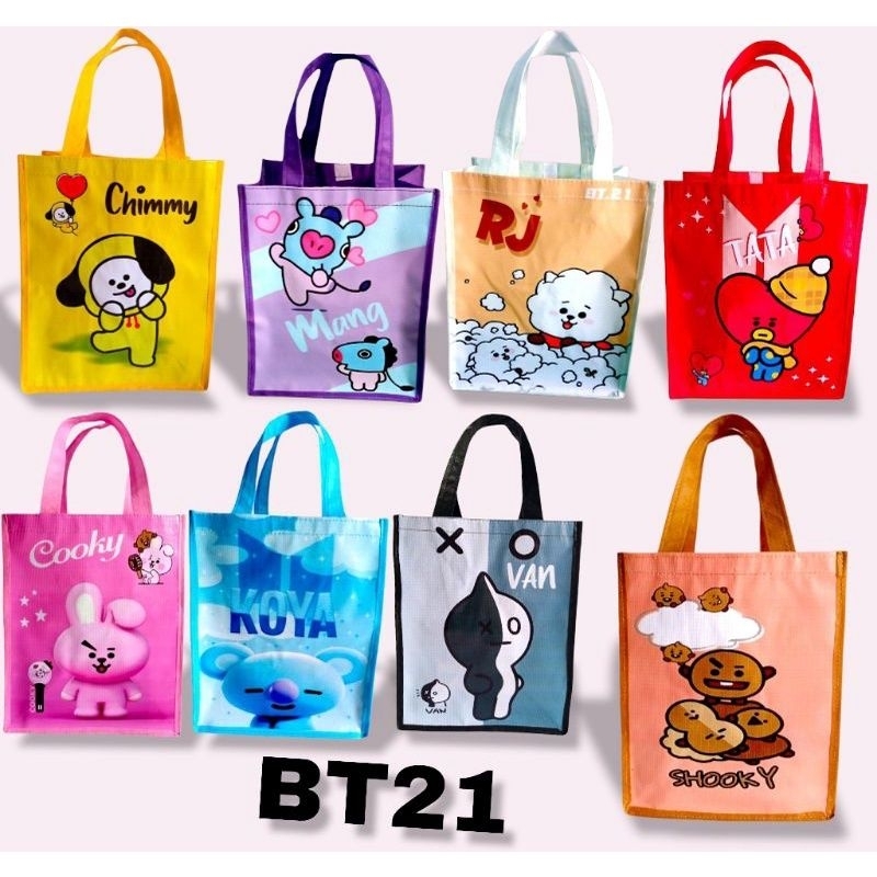 

Ready Langsung Kirim Tas Ulang Tahun Kartun BT21/Tas Ultah BT21/Tas Ultah KFC/Tas Box KFC