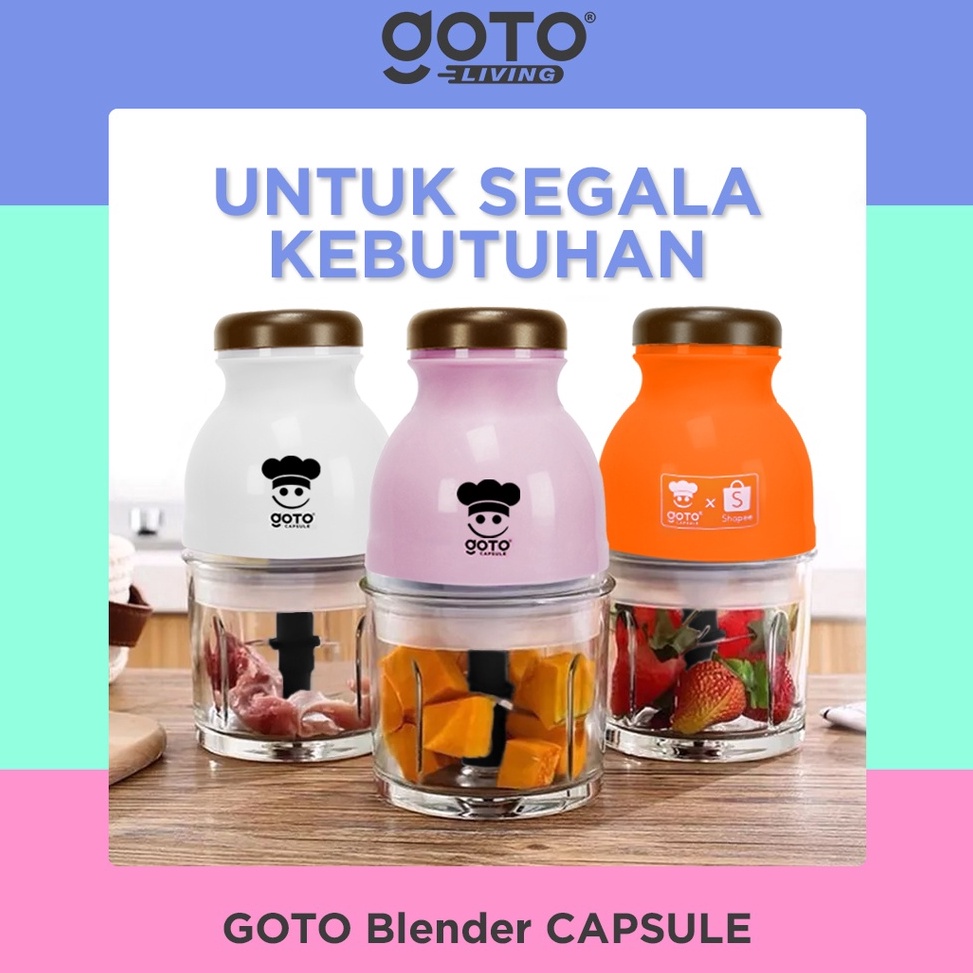 wa Goto Capsule Blender Penggiling Daging Blender Cutter Quatre Kapsul