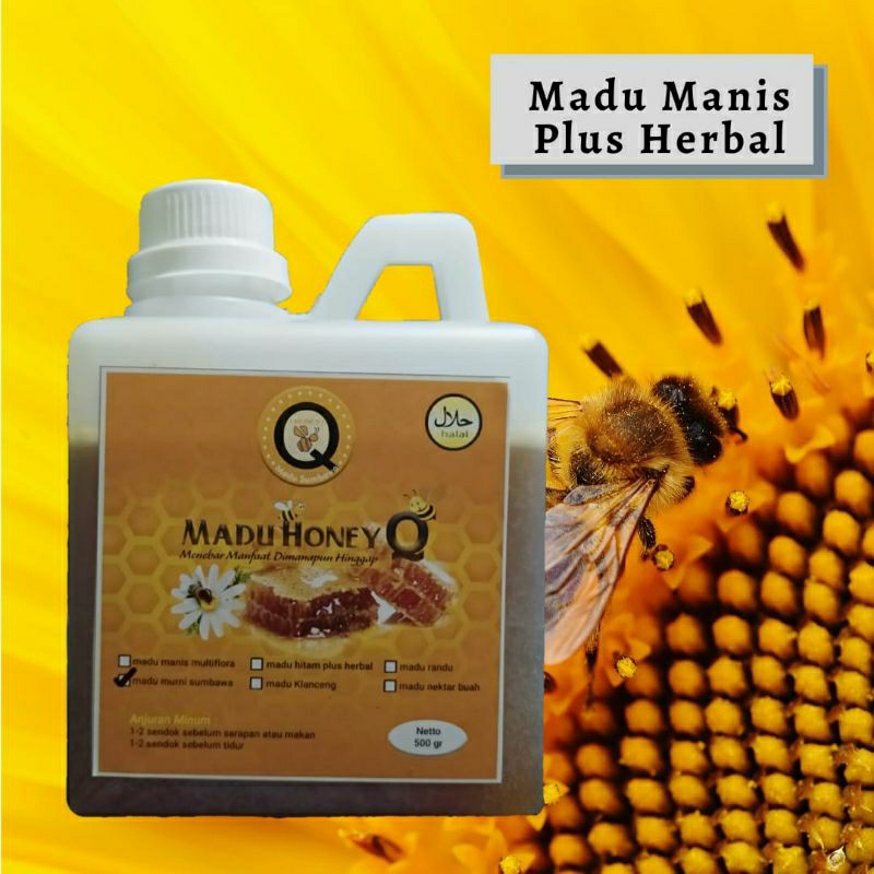 

Madu Asli / Madu Manis / Madu Herbal / Madu Manis Herbal Honey Q 500gr