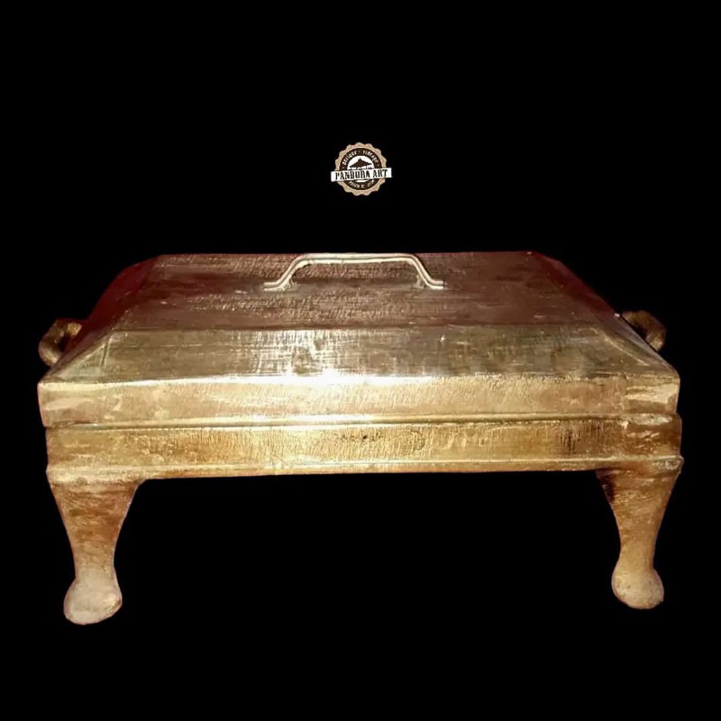 Cetakan kue apem lubang 6 kuningan lawas size besar