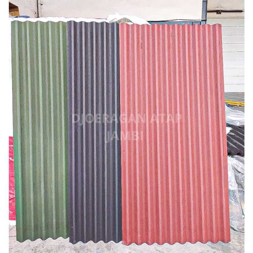Atap Selulosa Bitumen Onduline Classic Tidak Berisik dan Bebas Karat