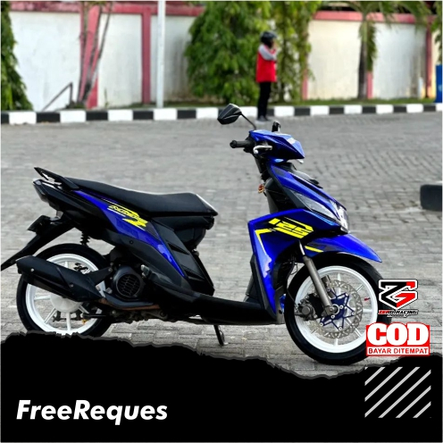 Striping Sticker Stiker Setiker Variasi Motor Mio M3 Mio Z Mio 125 Design Simpel Keren Terlaris FREE