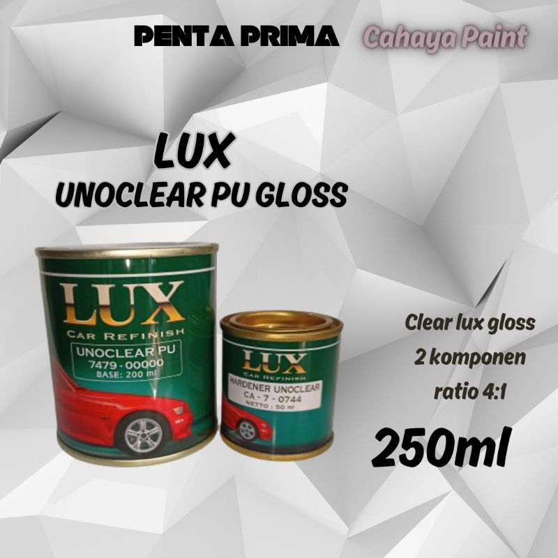 CLEAR LUX GLOSS + HARDENER (250ml) PENTA